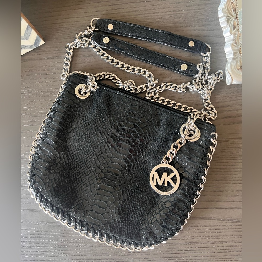 Michael Kors Crocodile Chain Handbag